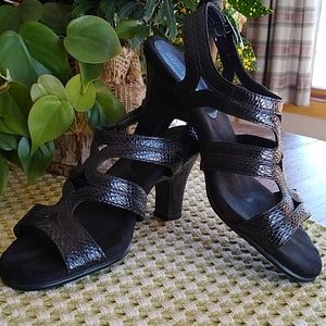 Aerosoles Black Sandals